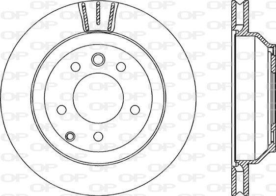 OPEN PARTS Тормозной диск BDR2195.20